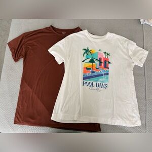Set of Two Old Navy Tunic Length Tees